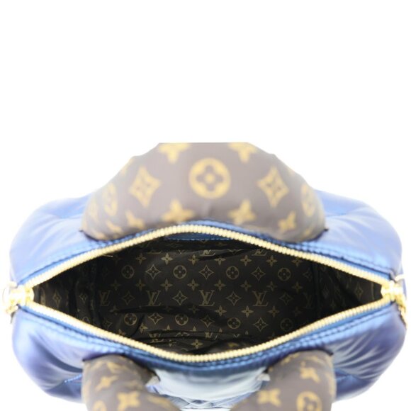 Louis Vuitton Speedy Pillow Bandouliere 25 Econyl Nylon Crossbody Bag Navy Blue - Picture 11 of 13